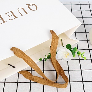 white paper bag